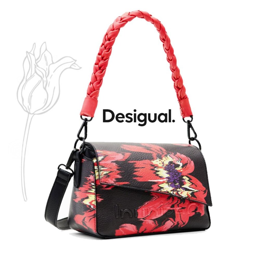 DESIGUAL Small Floral Crossbody Bag